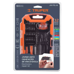 Juego de 32 Piezas de Puntas de Precisión para Electrónica Truper 17762