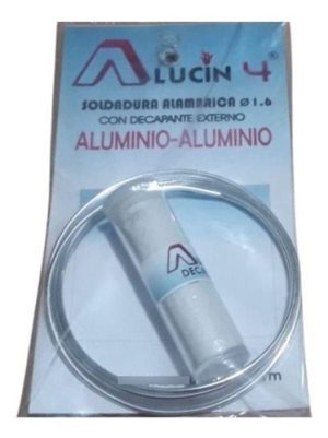 Varilla C/fundente Soldadura Aluminio/ Aluminio Alucin 4