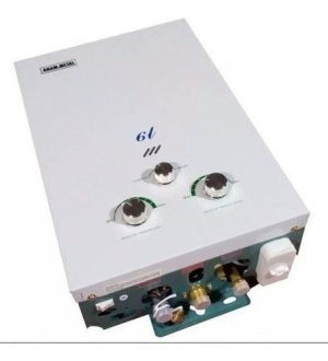Calefon 6 Lts Bram Metal Sin Llama Piloto Encendido Pila