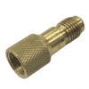 Adaptador Valvula Para Carga R410 1/4 Fm X 5/16 Fh Con Ovulo