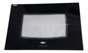 Vidrio Visor Longvie 58x42.5cm 2600 Negro C/agujeros