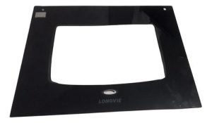 Vidrio Visor P/cocina Longvie 54x42.3cm. Negro C/aguj. 47 Cm