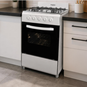 Cocina Martiri New Multigas blanca y acero inox – 50 cm