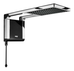 Ducha Eléctrica De Pared Lorenzetti Acqua Ultra Storm Negra Cromada 6800w 220v