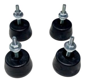 Pata Taco De Goma Antivibratoria P/ Piso Aire Acondicionado