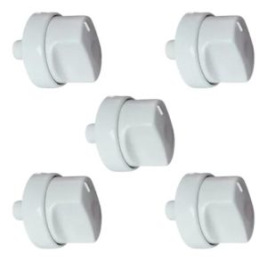 Juego 5 Perillas Escorial Candor Para Cocina Blanca