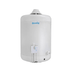 Termotanque A Gas Escorial Conexión Superior 45l Blanco