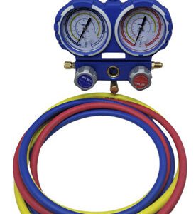 Manifold Manometro Value R32 / R410 / R134 Con Mangueras