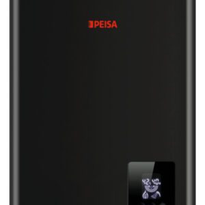 Calefon A Gas 14 Litros Peisa Tiro Forzado Tbf Color Negro