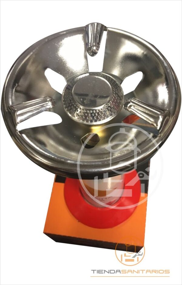 Calentador Anafe Brogas Portatil + Lata Gas Butano Camping - Imagen 3