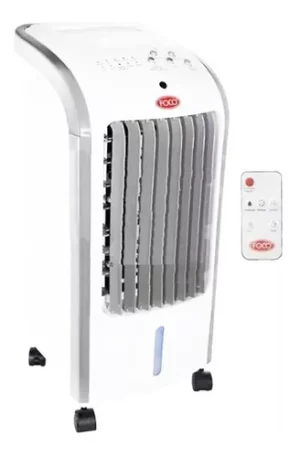 Climatizador Portatil Foco Frío C/ Control Remoto Y Ruedas