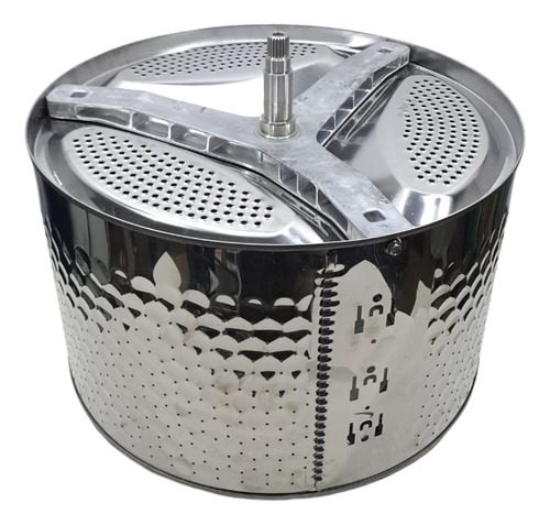 Eje Soporte + Tacho Acero Inox. Lavarropas Bgh Bwfi08s24ar