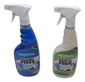 Kit Limpiador + Higienizante Para Filtros Aire Acondicionado