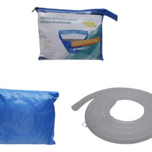 Funda Cobertor  Limpieza Aire Acondicionado Split  2.4 Mts Celeste