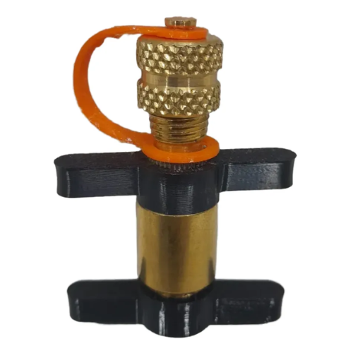 Valvula de Servicio rápido para Caño de 1/4 - Imagen 2