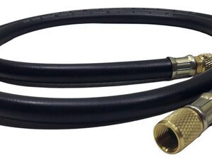 Manguera Alto Vacio 1.8 Mt Conexión 1/4 X 3/8 Negro Negro