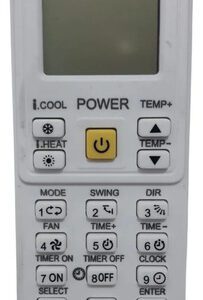 Control Remoto Universal Aire Acondicionado Fijamon Blanco