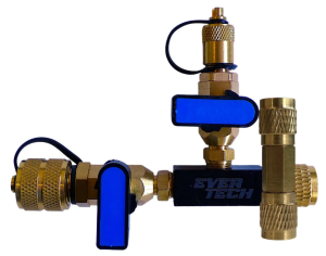 Válvula Optimizadora para Bomba de Vacío 1/4"F x 1/4"M x 3/8"M