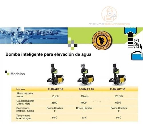 Bomba De Agua Elevadora Elektrim Inteligente E-smart 20 - Imagen 3