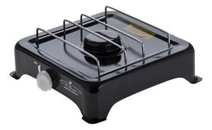 Anafe A Gas Enlozado 1 Hornalla Gas Natural Para Apoyar Negro