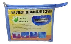 Funda Cobertor  Limpieza Aire Acondicionado Split  2.4 Mts Celeste