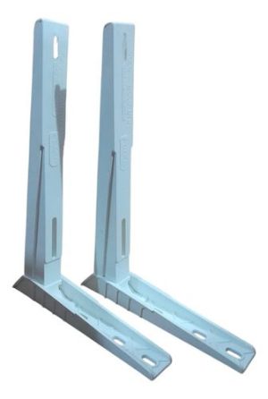 Ménsulas Plásticas de 40cm Aire Acondicionado x2 Blanco