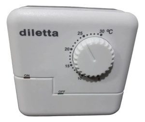 Termostato Ambiente Refrigeración Calefacción Diletta 26005