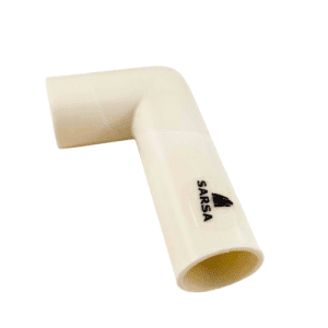 Codo Plástico para Desagote Aire Acondicionado 18 mm Sarsa