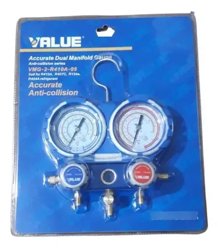 Manifold Value R410/r404/r134/r407 Reloj Grande 80 Mm