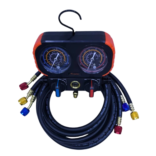 Manifold Cooltech R22/R134/R410/R32 Mangueras 1.5 Mts