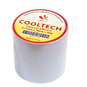 Cinta Cooltech PVC con Adhesivo Blanca x 20 mts