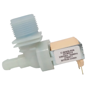 Electroválvula 1 Vía 90° Lavarropas Gafa Aquarius carga superior