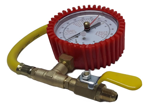 Manometro Presurizador Tubo Nitrogeno Con Manguera Y Valvula - Imagen 3