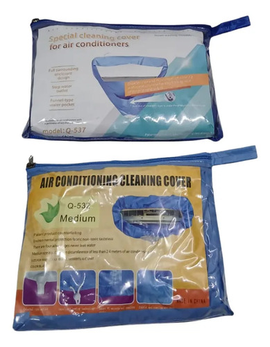Kit x2 Cobertores para Limpieza de Split 2500-3000 y 4500-6000 Frig. con Mangueras