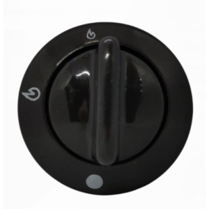 Perilla Domec 95 Negra para Hornalla Ø 8 cm