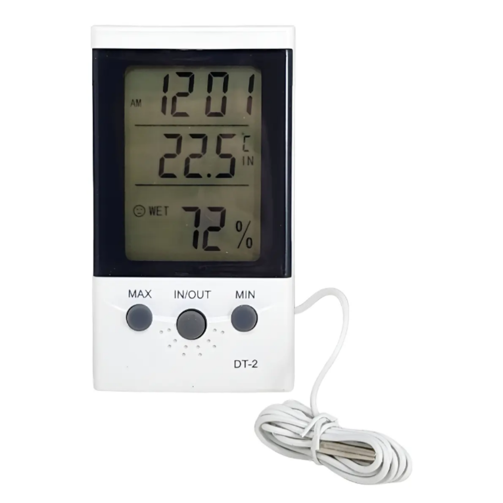 Termómetro Digital Cooltech DT-2 Temperatura IN/OUT y Humedad