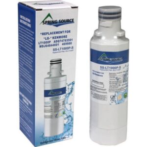 Filtro de Agua Spring Source Compatible con LG LT1000P/ADQ74793501 #LG0012