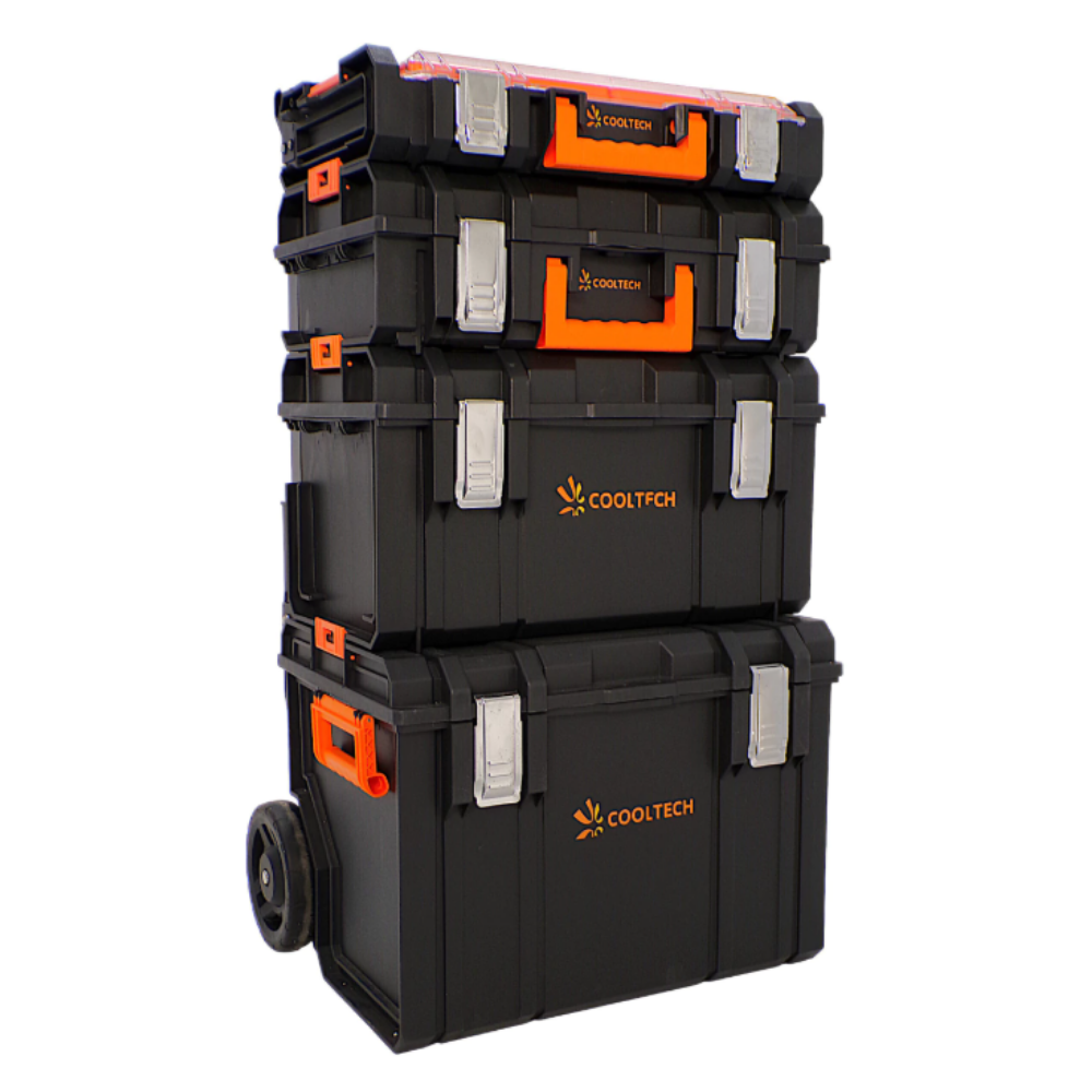 Carro con Cajas Porta Herramientas Sistema Modular Cooltech PB-382 - Imagen 5