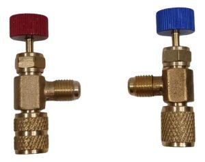 Kit Valvulas Llaves De Acceso para Carga Aire Acondicionado Split R22 1/4 + R410 5/16