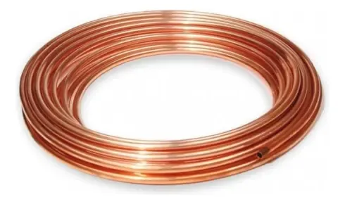 Caño De Cobre 1/2 Rollo 15 Mts Brasilero 0.79 Mm - Imagen 2