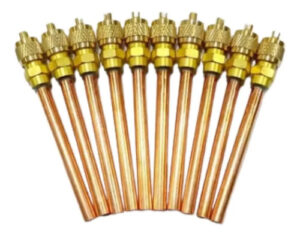 Valvula De Carga Con Chicote 1/4 Soldar X 10 Unidades