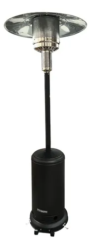 Calefactor Hongo Estufa Exterior Lusqtoff Patio Gas Negro Negro