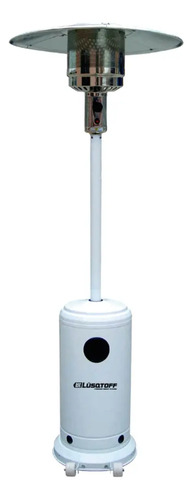 Calefactor Hongo Estufa Exterior Lusqtoff Patio Gas Blanco Blanco