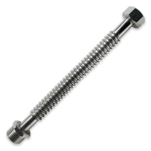 Flexible Acero Inoxidable macho giratorio 1/2" x 30 cm