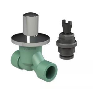 Llave de Paso 25 mm con Cabezal de Poliamida Thermofusión Amanco