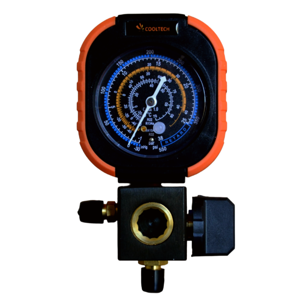 Manifold Simple Negro Cooltech GGT-SM85 R32 R22 R134 R410