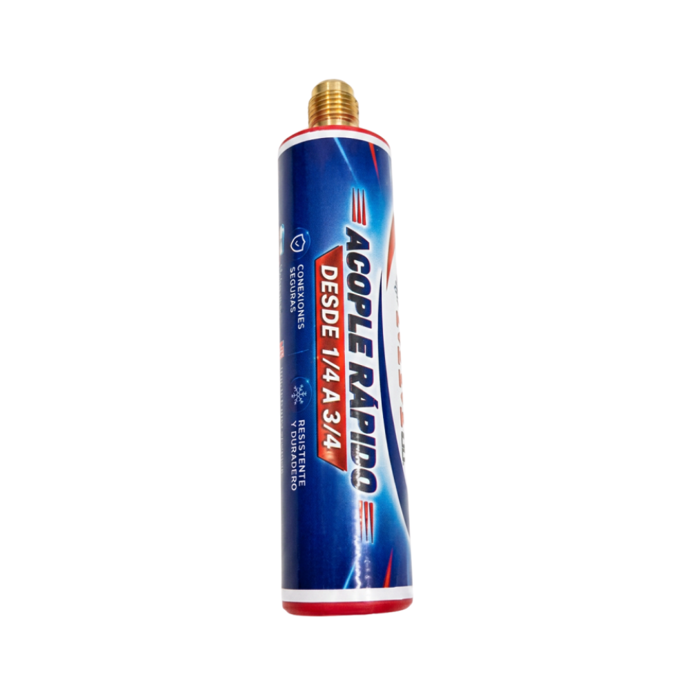 Acople Rápido Nitrojet para Caños 1/4" a 3/4" Azul 1/4" por Unidad - Imagen 3