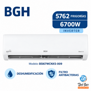Aire Acondicionado Split BGH Inverter 5762 Frigorías