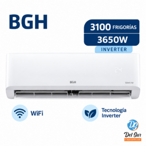 Aire Acondicionado Split BGH Inverter 3139 Frigorías