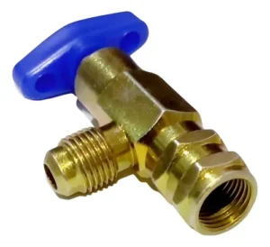 Valvula Robinete Servicio Acceso P/lata R410 1/4 X 1/4 Flare